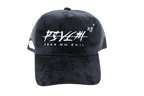 'FEAR NO EVIL' Velvet Trucker Hat BLACK